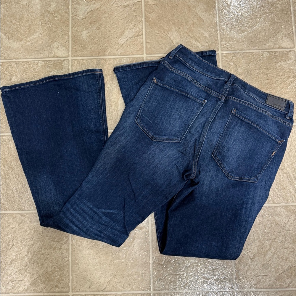 Express Bell Flare High Rise Denim Jeans - Picture 4 of 7
